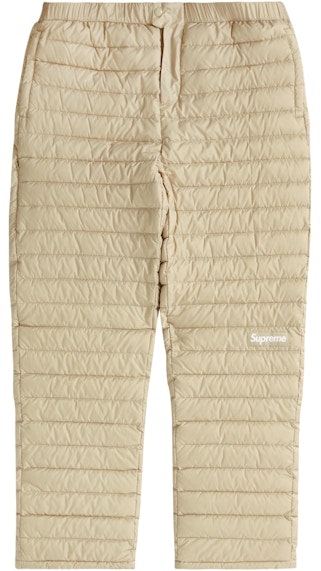 supreme-micro-down-pant-fw-22-tan