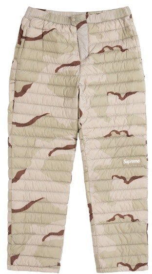 supreme-micro-down-pant-fw-24-desert-camo