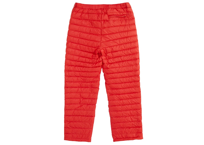 Order 슈프림 마이크로 다운 팬츠 (FW24) 오렌지