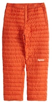 Supreme Micro Down Pant Dark Orange