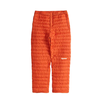 Supreme Micro Down Pant Dark Orange