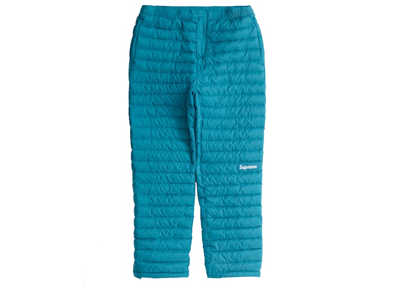 Buy 슈프림 마이크로 다운 팬츠 (틸) 
