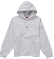 Supreme Micro Logo Hooded Sweatshirt (FW24) Ash Grey Supreme Micro Logo Hooded Sweatshirt (FW24) Ash Grey
