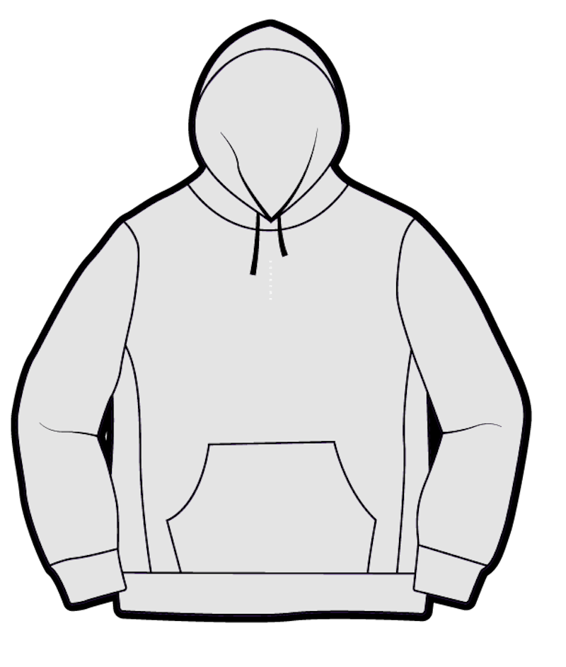 Buy Sudadera Supreme Micro Logo con Capucha Gris Ceniza