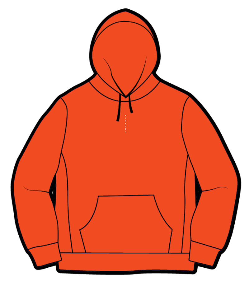 Supreme Micro Logo Hooded Sweatshirt Burnt Orangeを購入 - Novelship 