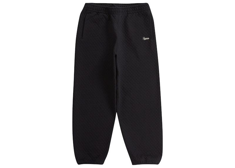 Supreme Micro Quilted Sweatpant Black