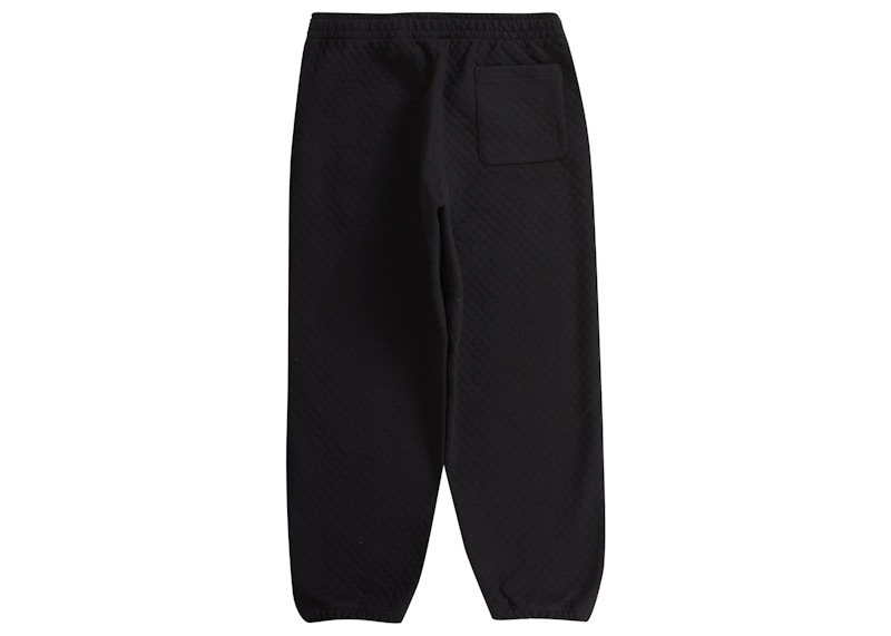 Order シュプリーム マイクロキルティング スウェットパンツ (黒)
