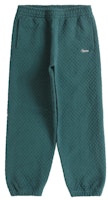 Supreme Micro Quilted Sweatpant Dark Pine