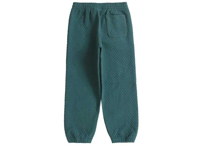 Order Supreme Micro Quilted Sweatpant Hijau Gelap