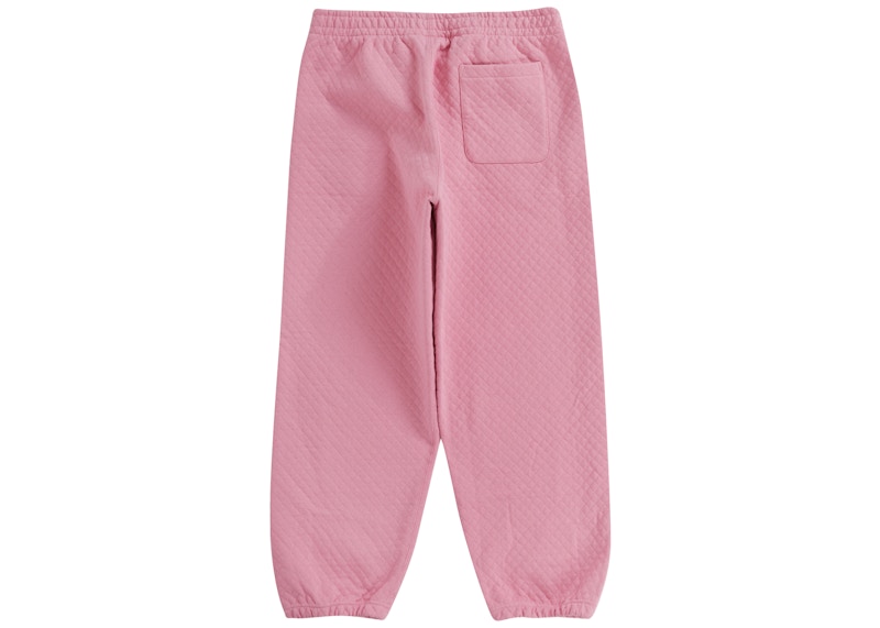 Order Supreme 微绗缝休闲裤 浅粉色