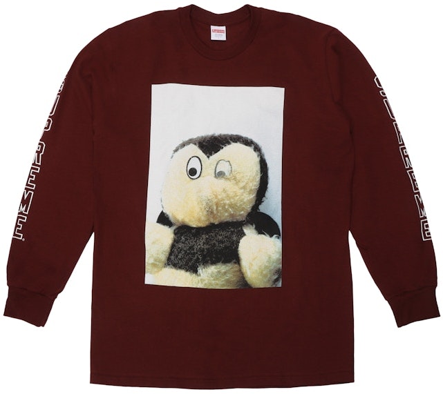 supreme-mike-kelley-ahh-youth-l-s-tee-burgundy
