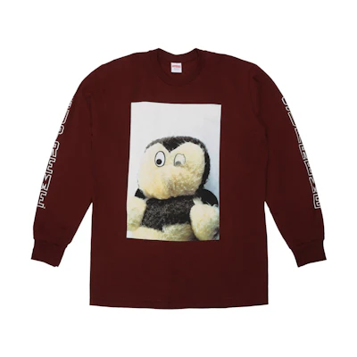 Supreme Mike Kelley Ahh Youth! L/S Tee Burgundy