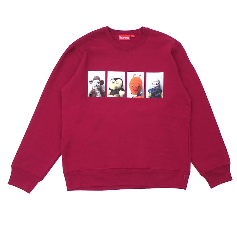 Supreme Mike Kelley AhhYouth! Crewneck Sweatshirt Dark Magenta