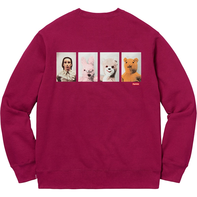 Order Supreme Mike Kelley AhhYouth! Crewneck Sweatshirt Dark Magenta