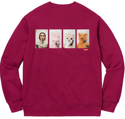 Supreme Mike Kelley AhhYouth! Crewneck Sweatshirt Dark Magenta Order Supreme Mike Kelley AhhYouth! Crewneck Sweatshirt Dark Magenta