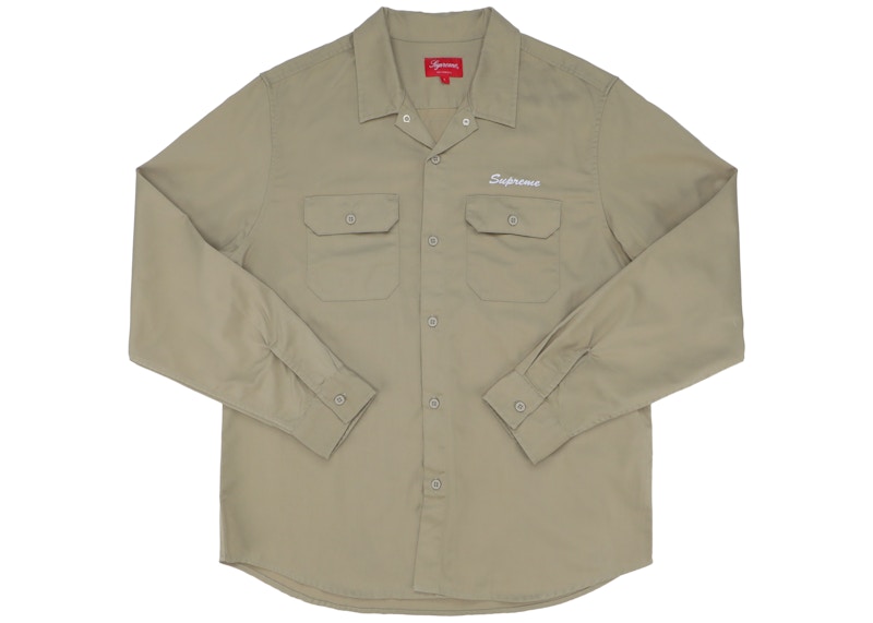 Buy Supreme Mike Kelley AhhYouth! Kemeja Kerja Khaki