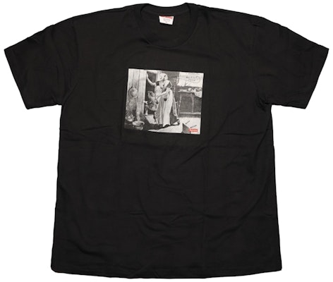 Supreme Mike Kelley 印第安人隐藏短袖黑色T恤 Buy Supreme Mike Kelley 印第安人隐藏短袖黑色T恤