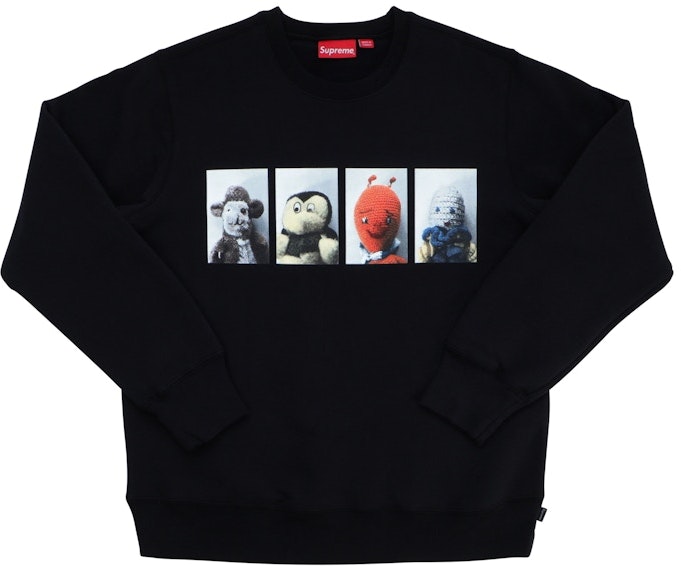 supreme-mike-kelley-supreme-ahh-youth-crewneck-sweatshirt-black