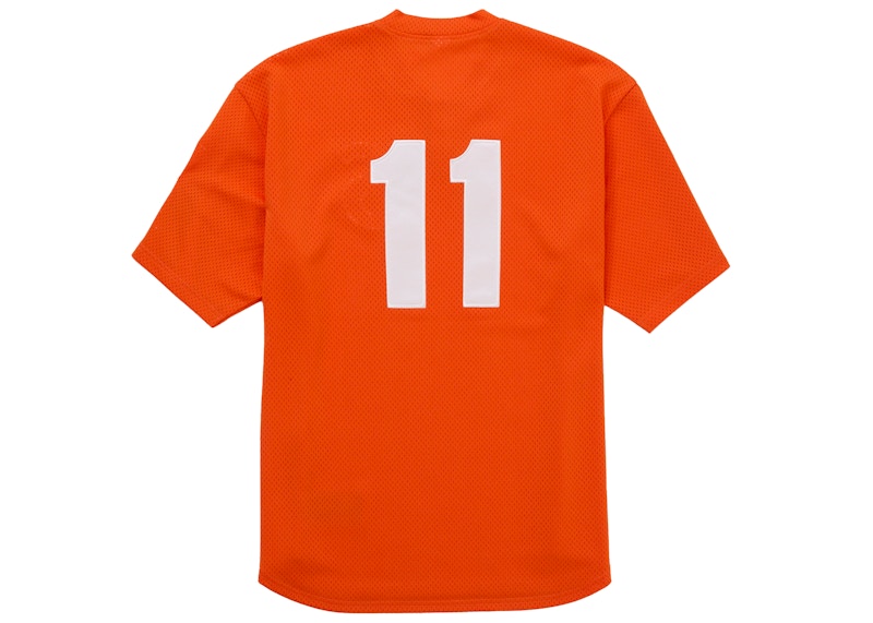 Order Supreme Milan Shop S Logo Baseball Henley Orange
