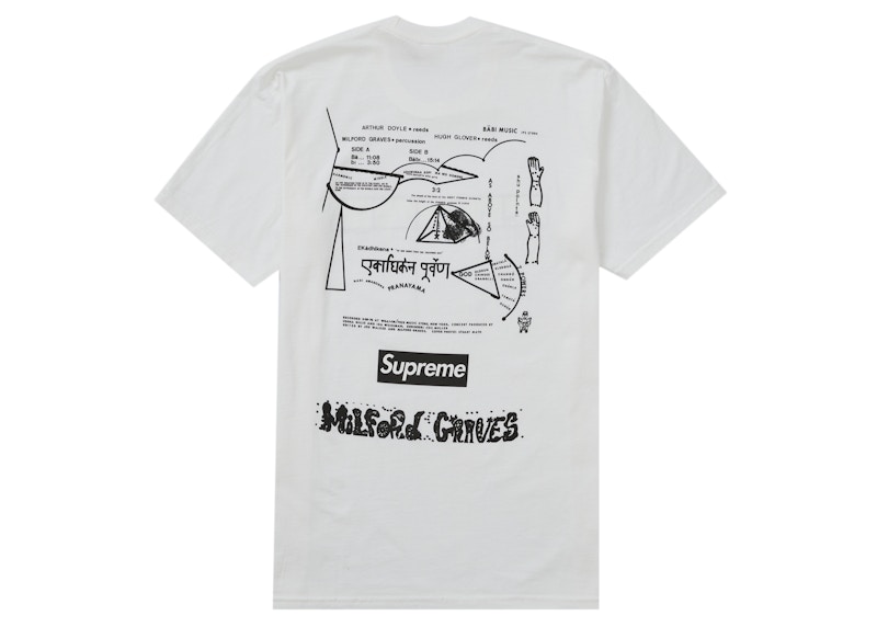 Supreme Milford Graves Tee White 圖 2