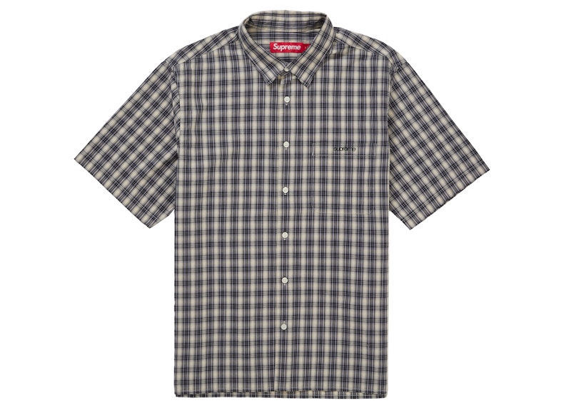 Supreme Mini Plaid S/S Shirt (SS26) White