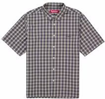 Supreme Mini Plaid S/S Shirt (SS26) White Supreme Mini Plaid S/S Shirt (SS26) White