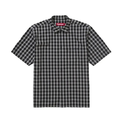 Supreme Mini Plaid S/S Shirt Black