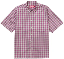 Supreme Mini Plaid S/S Shirt Pink Supreme Mini Plaid S/S Shirt Pink