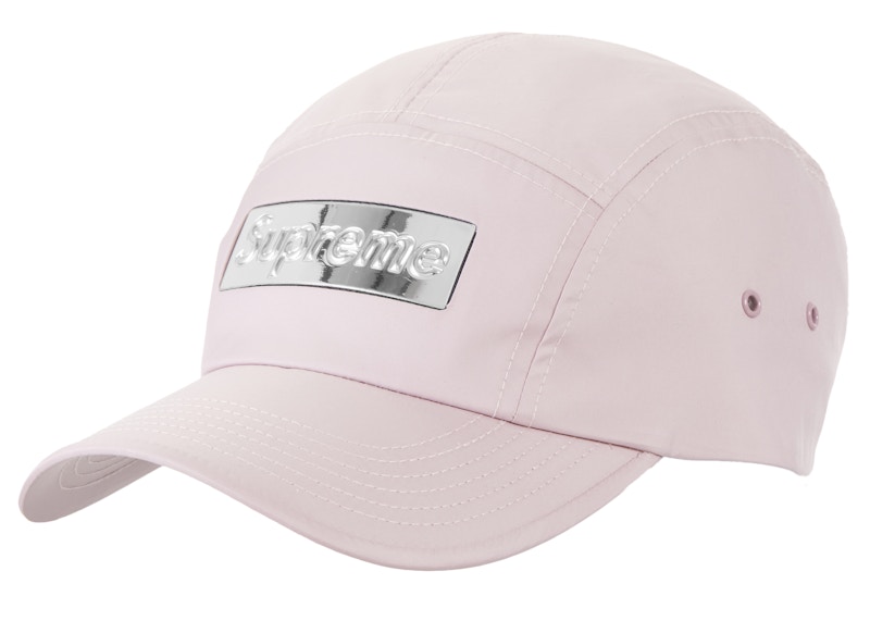 Buy Supreme粉色镜面露营帽