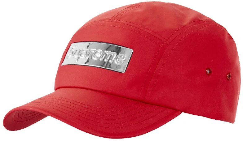 supreme-mirror-camp-cap-red