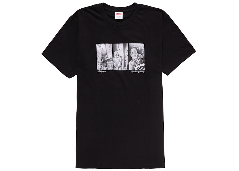 Supreme Mister Cartoon Pow Tee Black