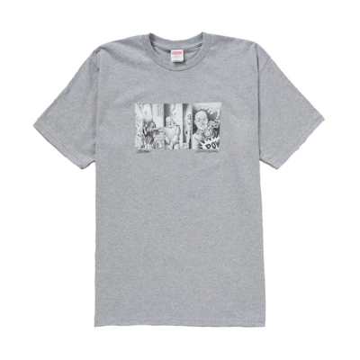 Supreme Mister Cartoon Pow Tee Heather Grey