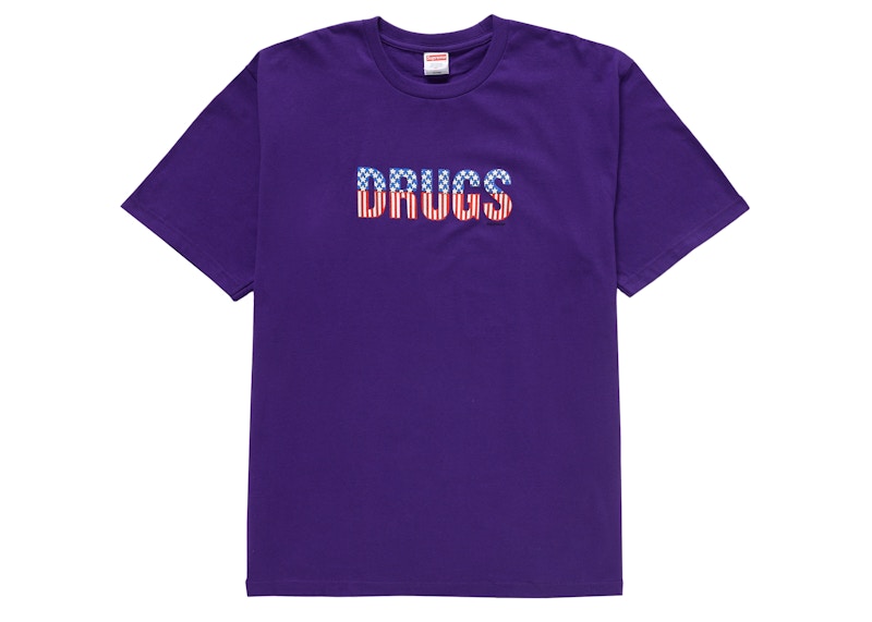 Supreme Mister Cartoon Pow Tee Purple