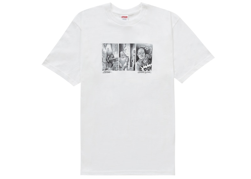 Supreme Mister Cartoon Pow Tee White