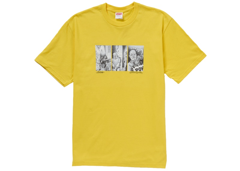 Supreme Mister Cartoon Pow Tee Yellow