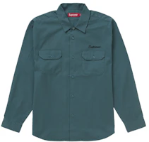 Supreme Mister Cartoon Work Shirt Work Green Supreme Mister Cartoon Work Shirt Work Green