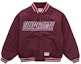 Buy Supreme Mitchell & Ness Camo Logo Varsity Jacket Burgundy