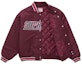 Order Supreme Mitchell & Ness Camo Logo Varsity Jacket Burgundy