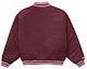 Lookbook Supreme Mitchell & Ness Camo Logo Varsity Jacket Burgundy