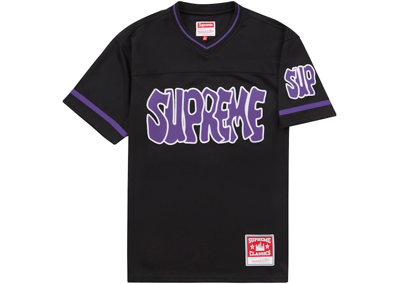 Buy Supreme Faux Croc Football Jersey Black - Novelship