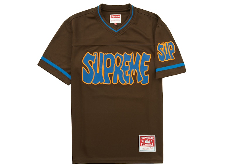 Supreme Mitchell & Ness Football Jersey Brown