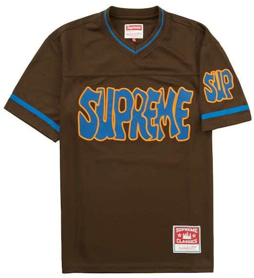 supreme-mitchell-and-ness-football-jersey-brown