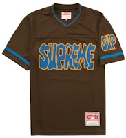 Supreme Mitchell & Ness Football Jersey Brown Supreme Mitchell & Ness Football Jersey Brown