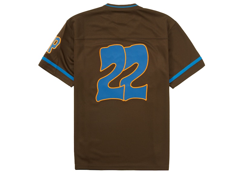 Order 슈프림 x 미첼앤네스 브라운 풋볼 저지  
