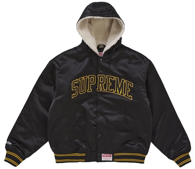 supreme-mitchell-and-ness-lined-hooded-satin-varsity-jacket-black