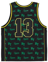 Order Supreme Mitchell & Ness 黑色滿版字母籃球背心