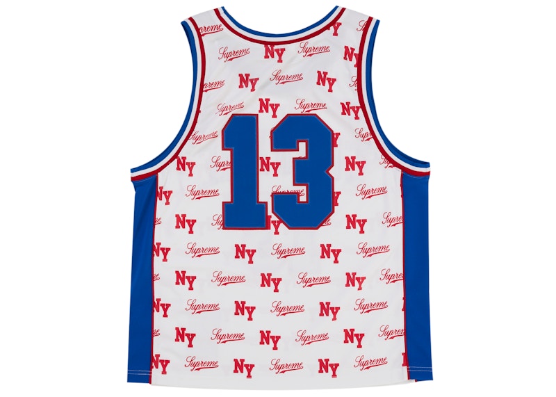 Order Supreme x Mitchell & Ness 字母印花篮球背心 白色