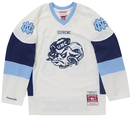 シュプリーム ミッチェル & ネス NCAA ホッケージャージ ホワイト Buy シュプリーム ミッチェル & ネス NCAA ホッケージャージ ホワイト