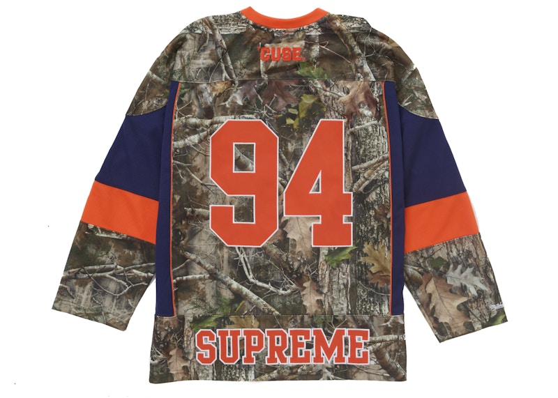 Order Supreme Mitchell & Ness NCAA 冰球球衣 樹林迷彩款