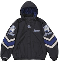 Supreme Mitchell & Ness NCAA Hooded Stadium Jacket Black Supreme Mitchell & Ness NCAA Hooded Stadium Jacket Black